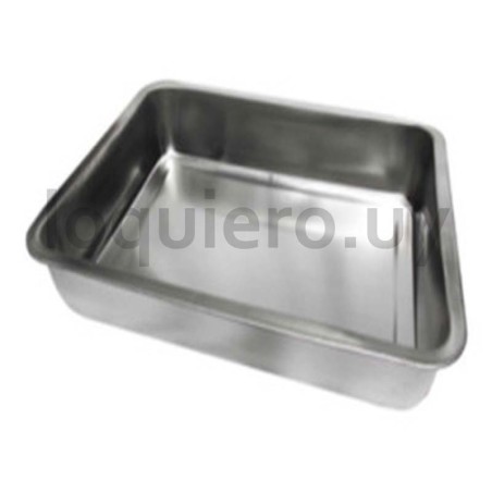 Asadera acero 36 x 27cm       .
