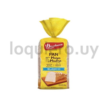 Pan blanco Bauducco           .