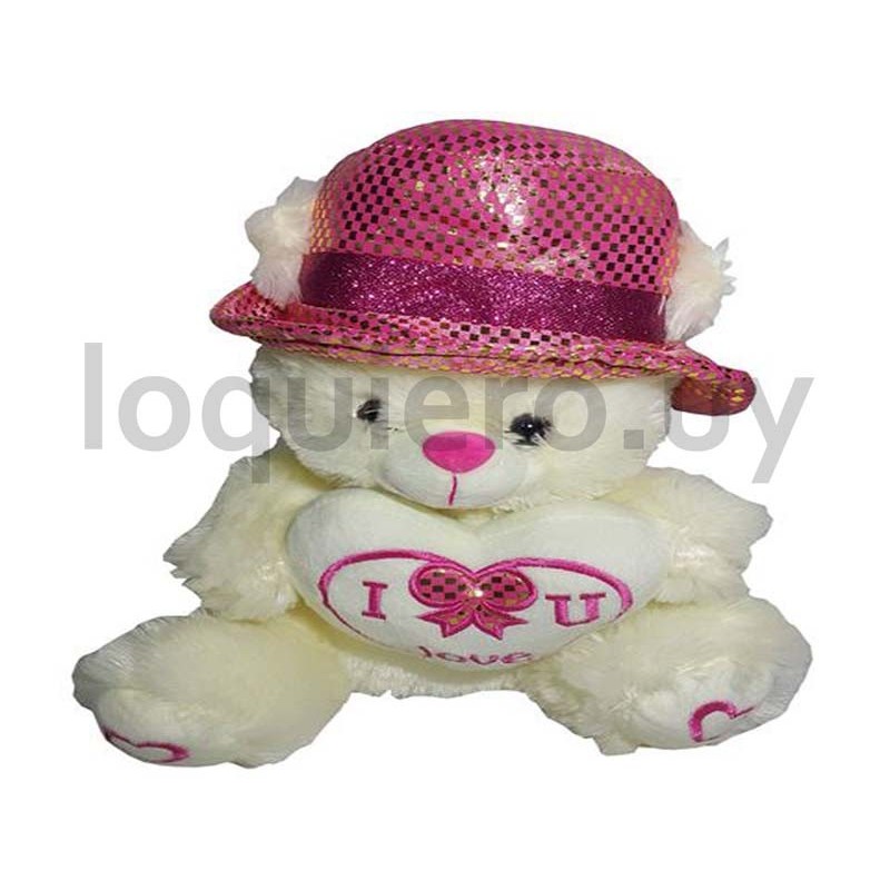 Peluche oso corazón           .