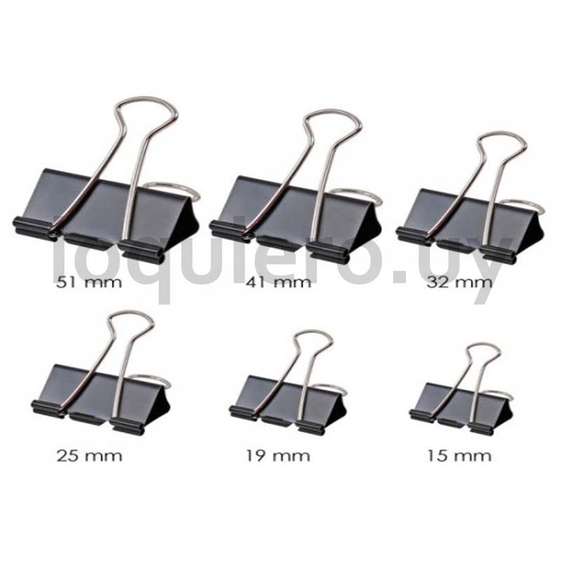 Clip aprieta papel 51mm Binder.
