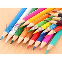 Caja colores largos 18u.      .