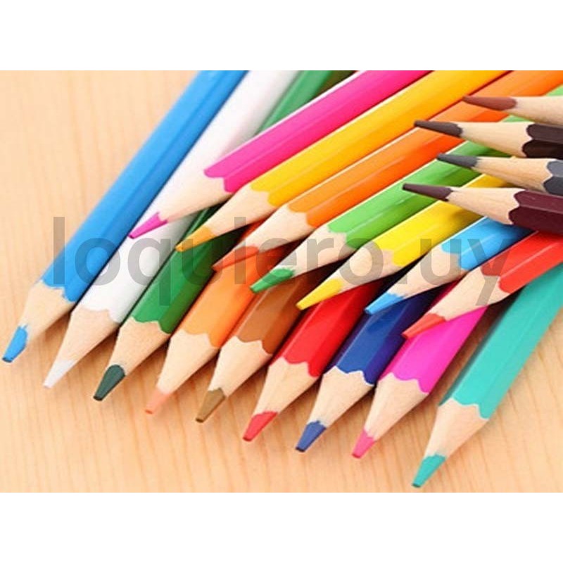 Caja colores largos 18u.      .