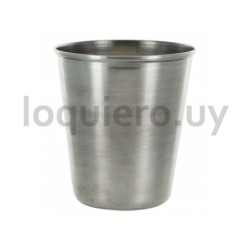 Vaso de acero grande 9x14cm   .