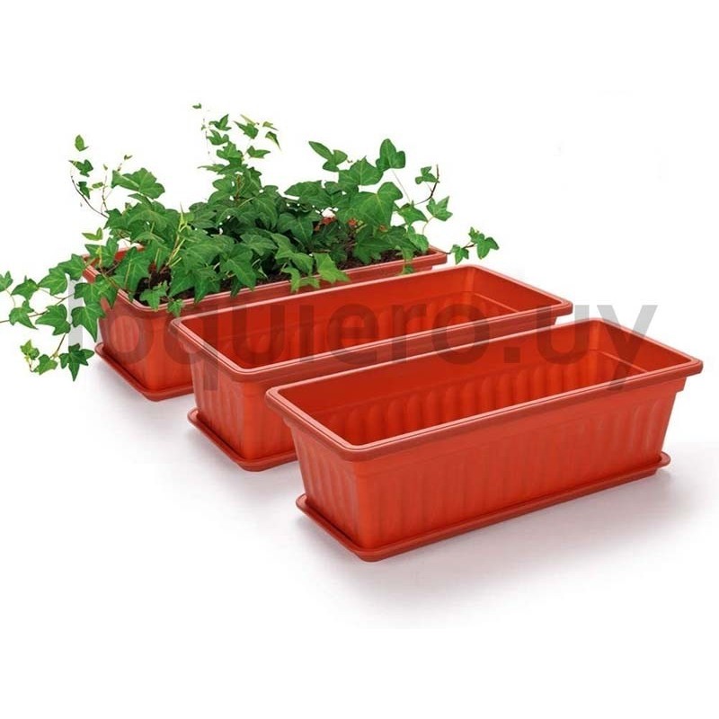 Maceta rectangular jardinera  .