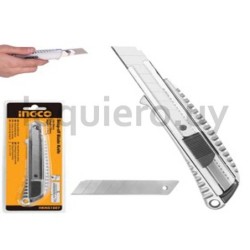 Trincheta 18mm aluminio Ingco .
