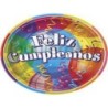 Plato cumpleaños descartable  .