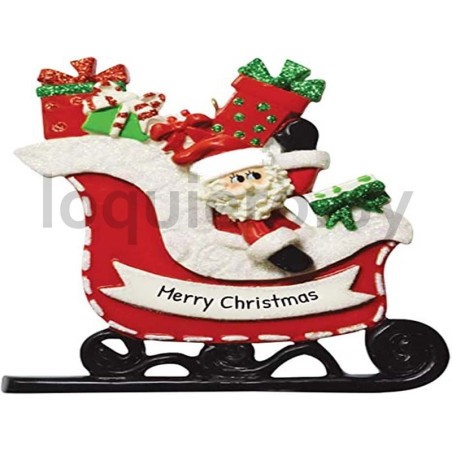 Adorno navideño trineo        .