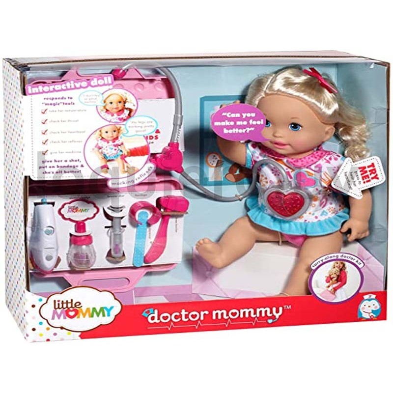 Muñeca doctora en caja        .
