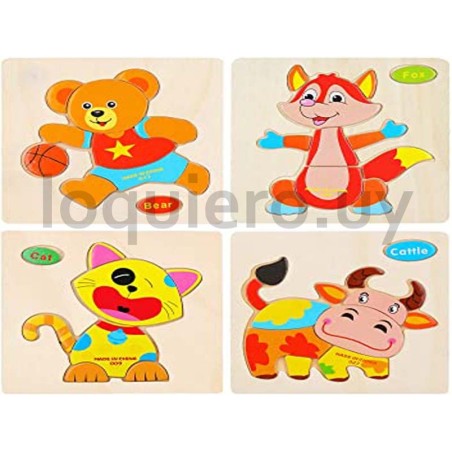 Puzzle de madera              .