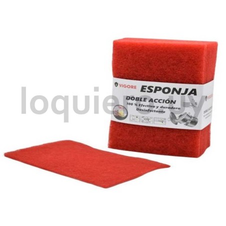 Esponja doble acción x 10u.   .
