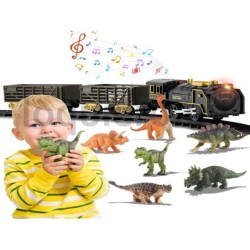 Pista con tren Dinosaurio     .