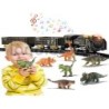 Pista con tren Dinosaurio     .