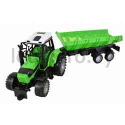 Tractor con tolva en caja     .