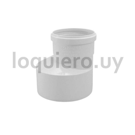 Buje reducción PVC 100mm x50mm.