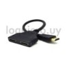 Adaptador HDMI - 2 HDMI       .