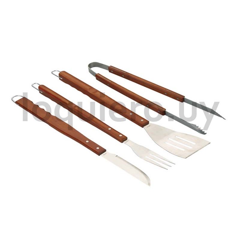 Set asador x 4 piezas         .