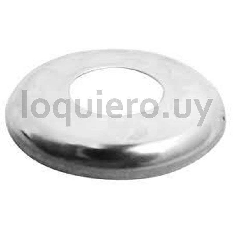Tapajuntas cromada bombé 1/2  .