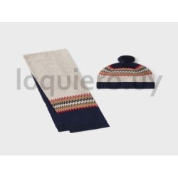 Conjunto gorro y bufanda bebé .