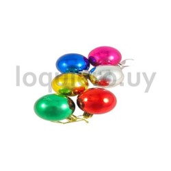 Bola de navidad x 6u. colores .