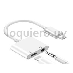 Adaptador iphone - jack 3.5mm .