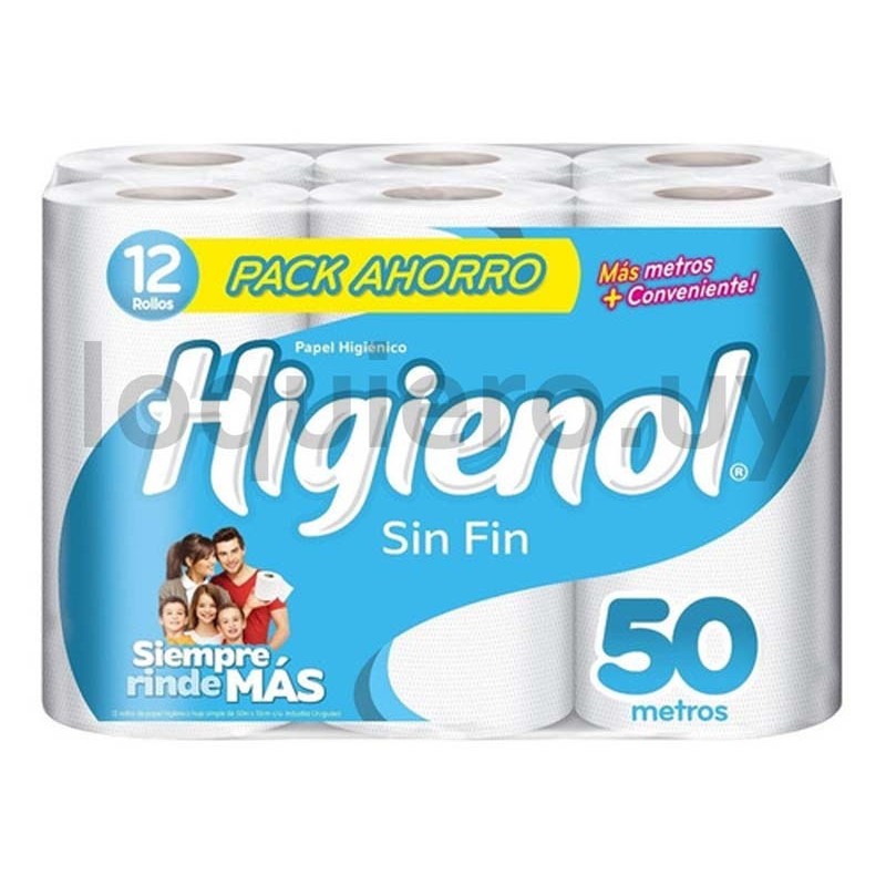 Papel Sin Fin 60m x 12        .