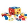 Cubo sonajero didáctico       .