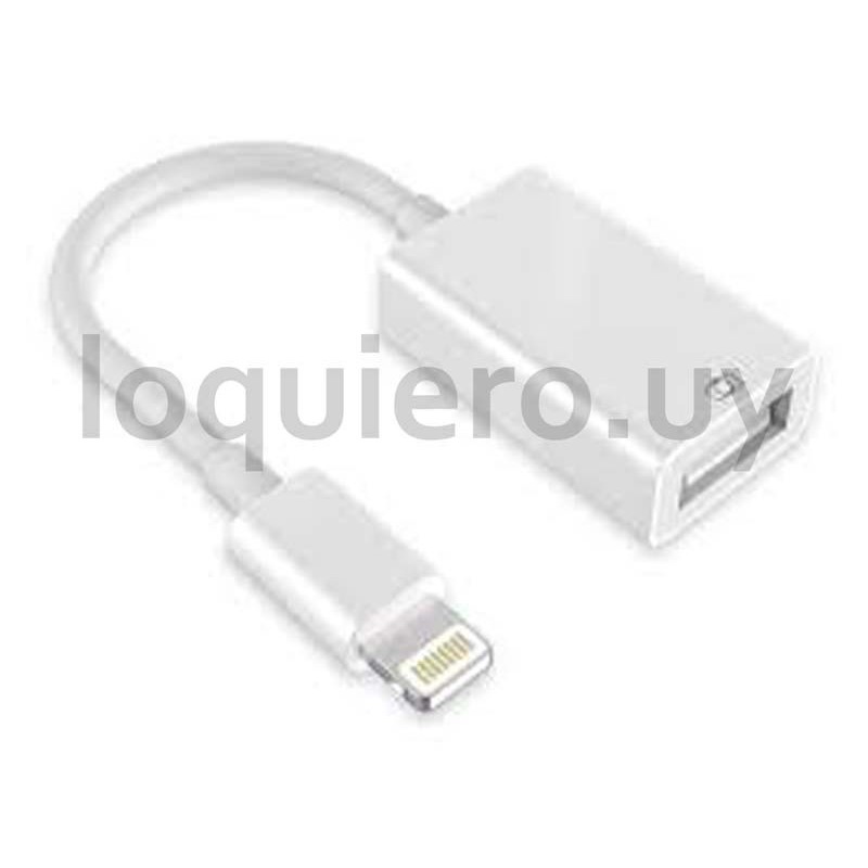Adaptador otg iphone - usb    .