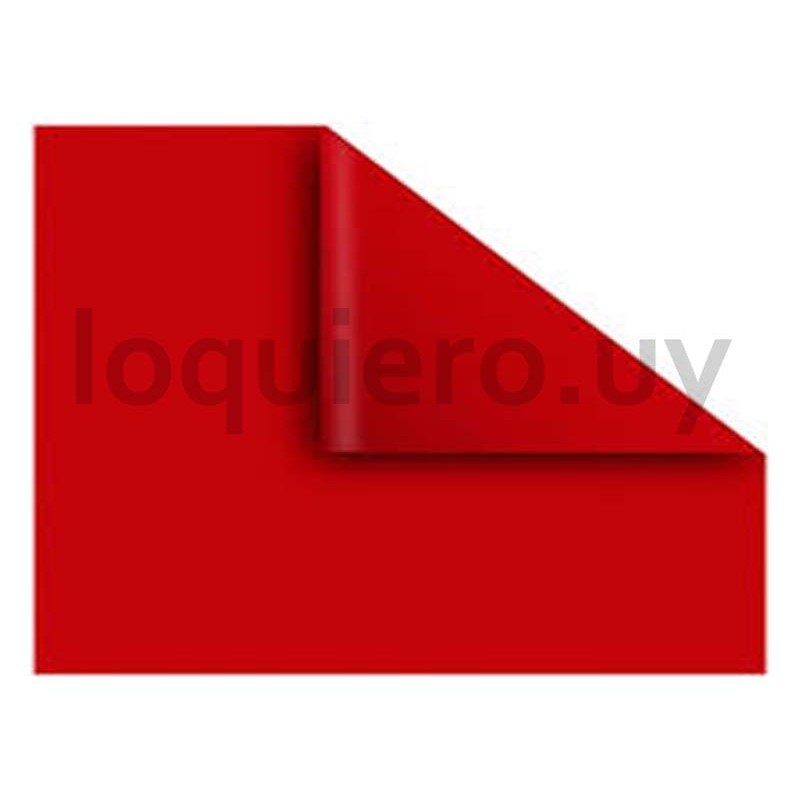 Papel Afiche 50x70 Rojo       .