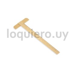 Regla T 55cm madera 5.5mm     .
