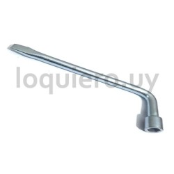 Llave para rueda 17mm tipo L  .