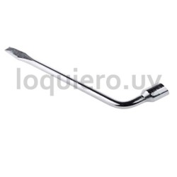 Llave para rueda 19mm tipo L  .