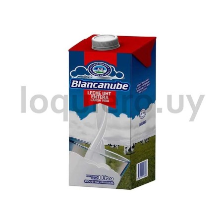 Leche Blancanube l/vida entera.