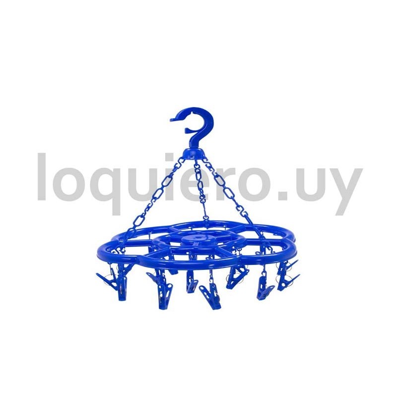 Colgador de ropa ovalado x 12p.