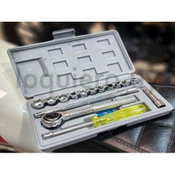 Llave con dados en blister    .
