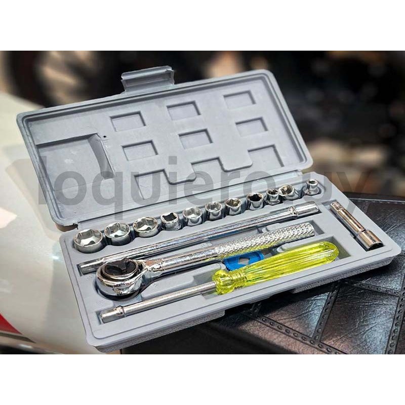 Llave con dados en blister    .