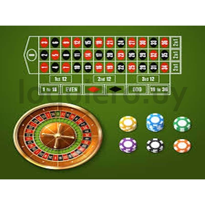 Juego de ruleta               .