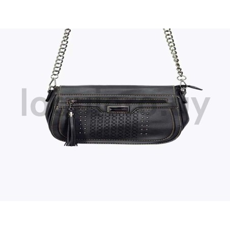 Cartera dama cuero            .