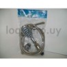 Ducha oval c/rayas azules     .