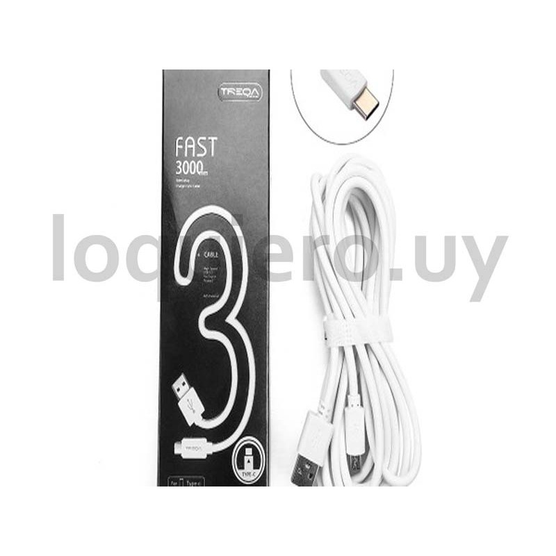 Cable tipo C 3m               .