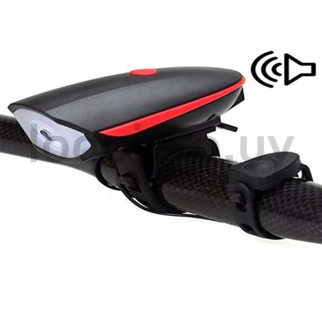 Luz led delantera p/ bicicleta.