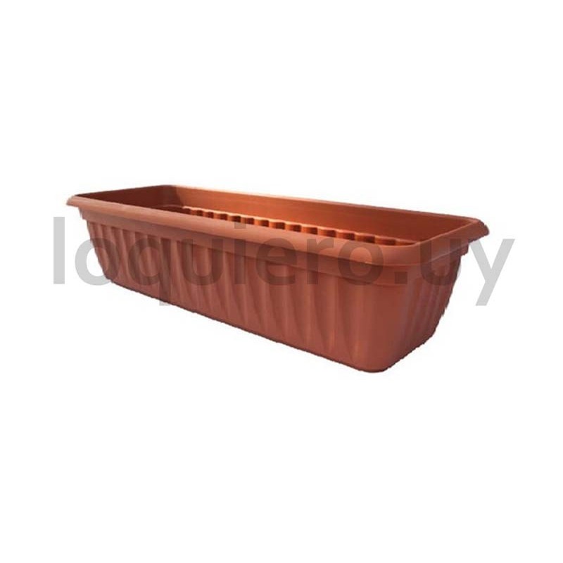 Maceta rectangular 34x18x14cm .