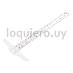 Regla T de plástico           .