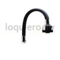 Pico negro flexible p/grifo   .