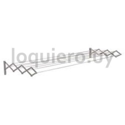 Tendedero 1.2m aluminio       .