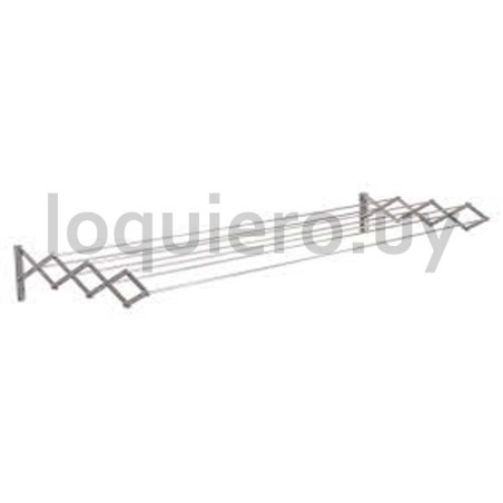 Tendedero 1.2m aluminio       .