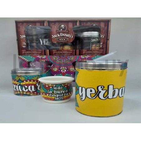 Set mate, yerbera, azucarero  .