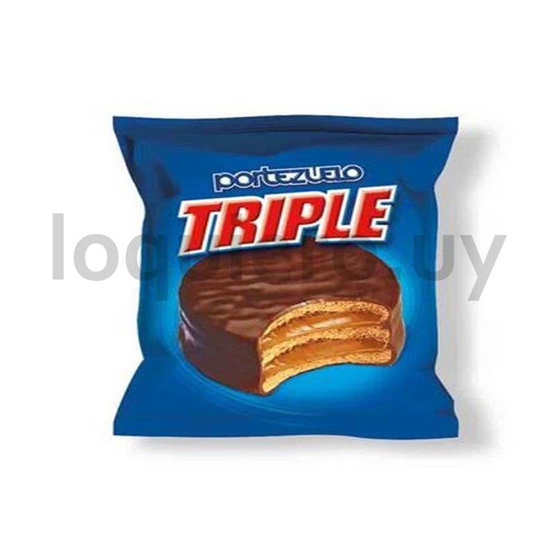 Alfajor tríple chocolate      .