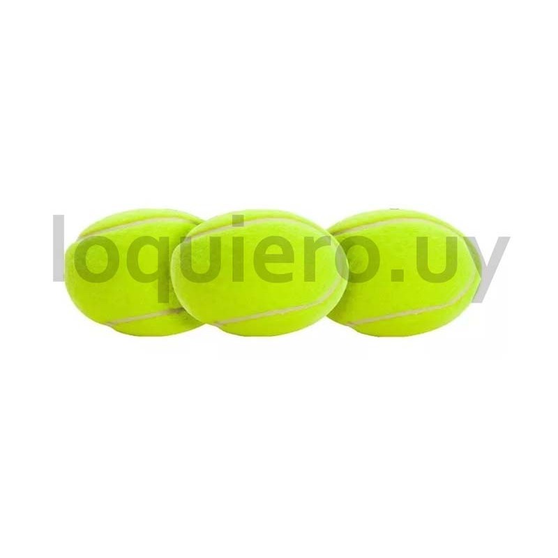 Pelota de tenis x 3           .