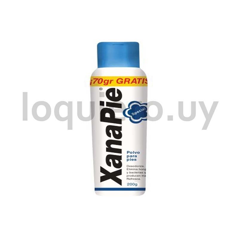 Xanapie talquera 200g + 70g   .
