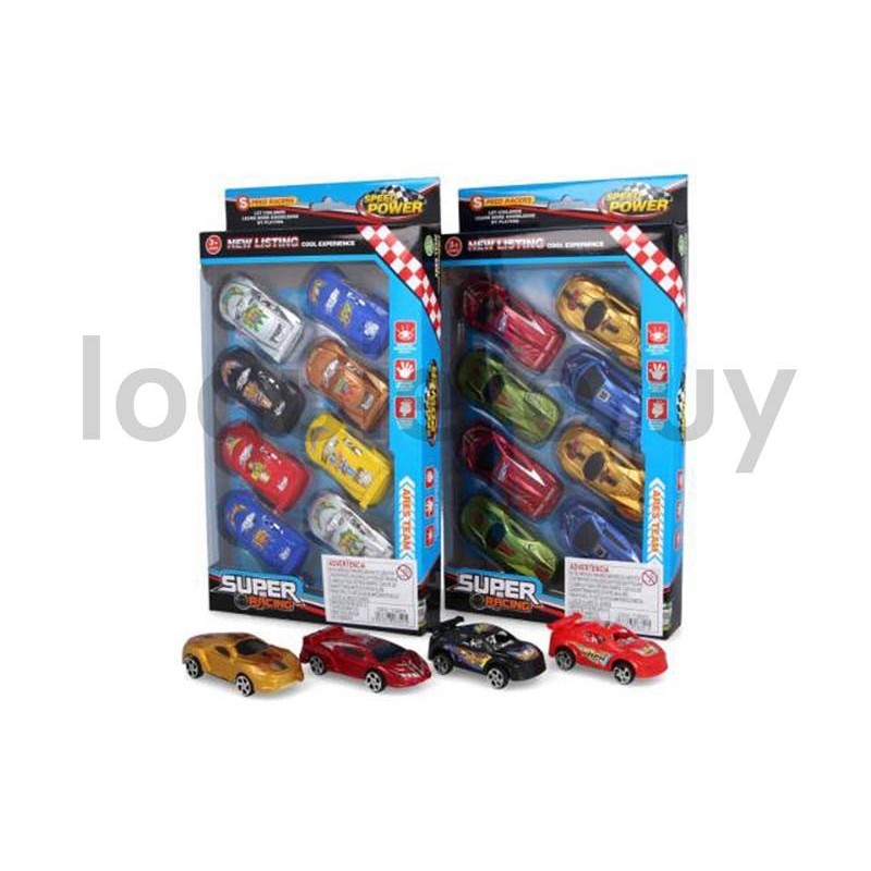 Set auto en caja 8u.          .